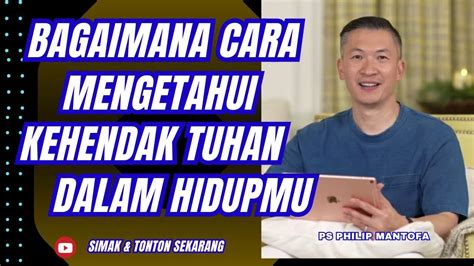 Bagaimana Cara Mengetahui Kehendak Tuhan Dalam Hidupmu Saatteduh