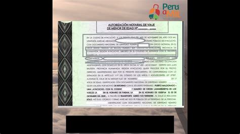 AUTORIZACION PARA VIAJES DE MENORES DE EDAD CON UNA CARTA NOTARIAL