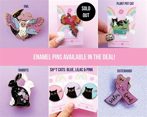 Any 3 Pins Cute Enamel Pin Set Pin Set Pin T Pin Etsy