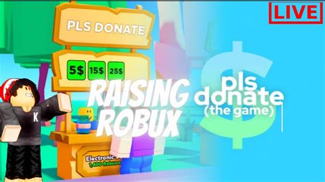 Roblox Pls Donate Raising Stream Youtube