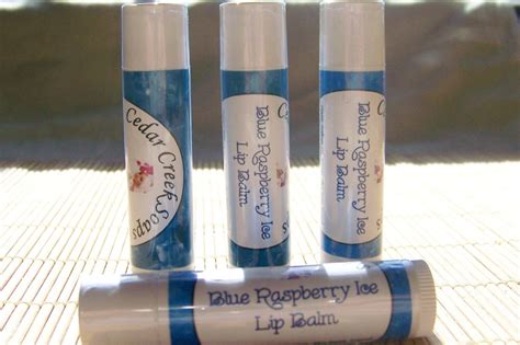 Lip Balm Blue Raspberry Ice Lip Balm Natural Lip Balms