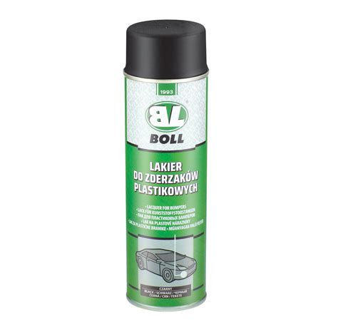 Boll Lakier Do Zderzak W Plastikowych Czarny Spray Czarna Za