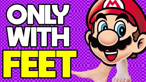 Is It Possible To Beat New Super Mario Bros With Only Your Feet Youtube