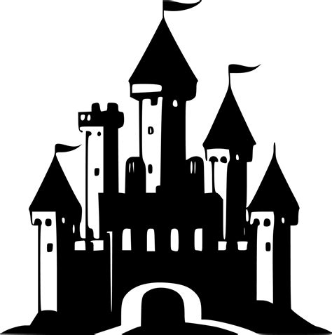 Castle Minimalist And Simple Silhouette Vector Illustration 23852447