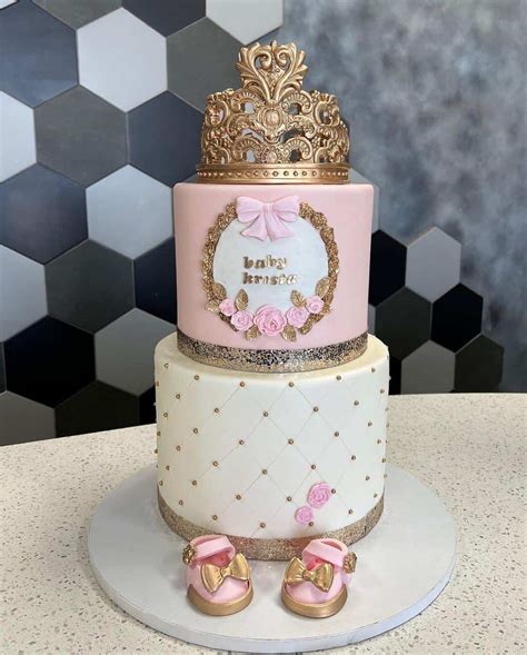 13+ Dreamy Princess Baby Shower Cakes You'll Swoon Over - One Sweet Nursery