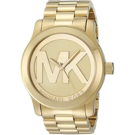 Montre Michael Kors Runway Mk Cadran Et Bracelet Acier Dor