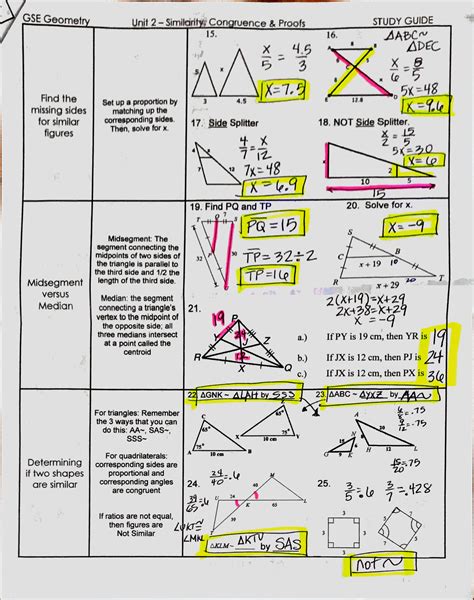 Unit 2 Similarity Congruence Proof