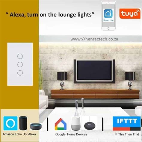 Smart Light Touch 1g Switch Tuya Smart Home