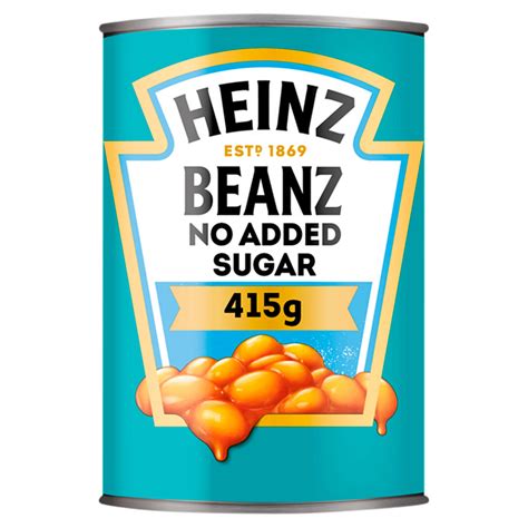 Heinz No Added Sugar Baked Beanz 415g Tinned Beans Spaghetti And Pasta Iceland Foods