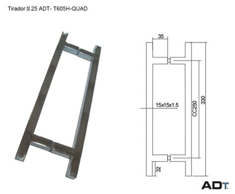 Tirador Con Di Metro Adt T H Quad Adetec