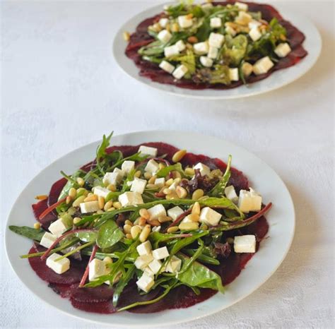 Carpaccio Van Rode Biet Met Feta