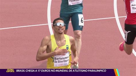 Vídeo Brasil chega a 17 ouros no Mundial de Atletismo paralímpico