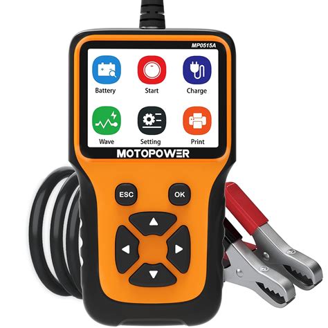 MOTOPOWER MP0515A Probador de batería de coche de 12 V para automóvil