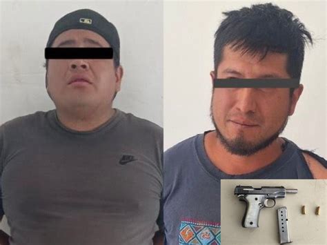 Detienen a cuatro en San Andrés Cholula por portación ilegal de arma de