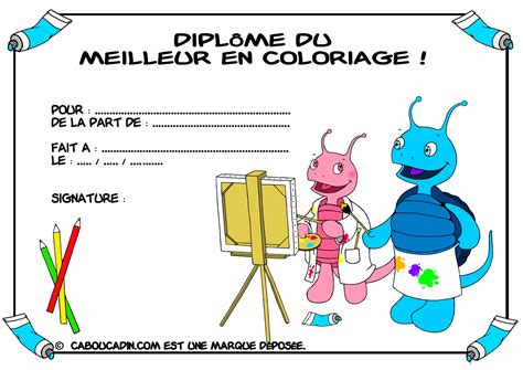 Coloriage Pour Les Anniversaire Diplome De La Meilleure Cousine 30000