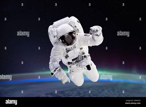 Astronauts Floating In Space