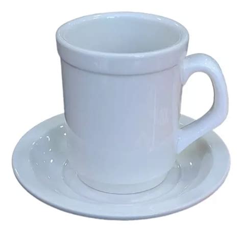 Jarrito X12 Americano Plato Porcelana Pocillo Cafe Jarro En Venta En