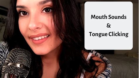 Asmr Mouth Sounds Tongue Clicking Youtube