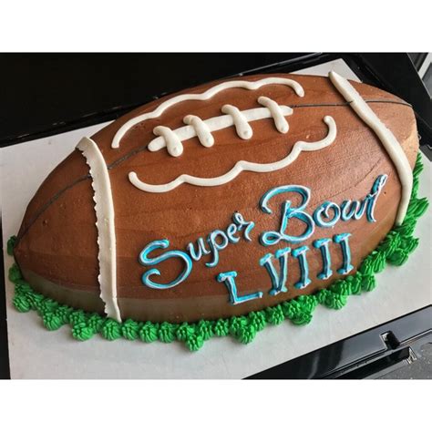 Football Shaped Cakeserves 20 Oakmont Bakery
