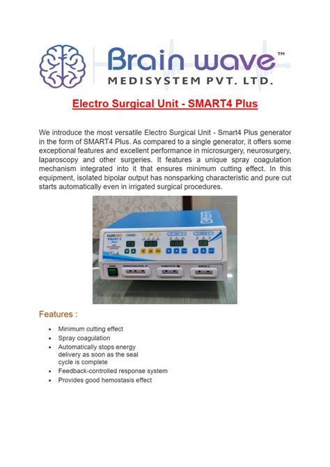 Surgical Cautery Machine Digital 400w At Rs 36000 Cautery Machine In