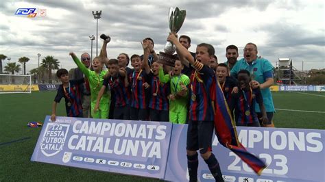 El Fc Barcelona S El Campi Del Campionat De Catalunya Benjam En