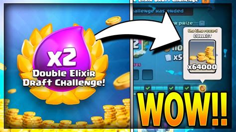 How To Get 12 Wins Double Elixir Draft Challenge 130k Gold Clash Royale Live Stream Youtube