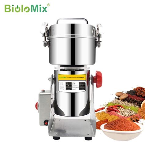 Biolomix G G Grains Spices Hebals Cereals Coffee Dry Food Grinder