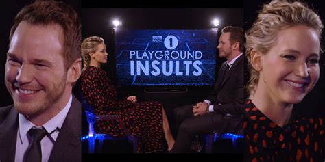 Video Jennifer Lawrence And Chris Pratt Throw Insults At Each Other Can