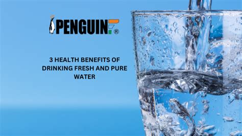 3 Health Benefits Of Drinking Fresh And Pure Water Penguin Tank