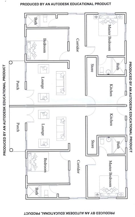 The Floor Plan For An Apartment With Two Separate Rooms And One Living