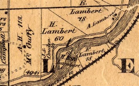 Salem Township 1867 Wall Map Of Warren County