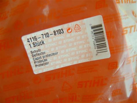 Stihl 4116 710 8103 Shredder Guard For Stihl Fs 500 Fs 550 Fs 550 L