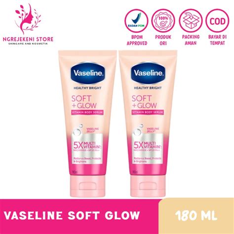 Vaseline Healthy Bright Vitamin Body Serum Soft Glow Ml Shopee