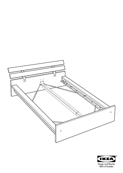 Ikea Hopen Bed Frame King Assembly Instruction Free Pdf Download 16 Pages