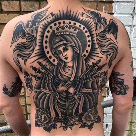 Jon On Instagram The Virgin Mary Done By Zakharovtattooer