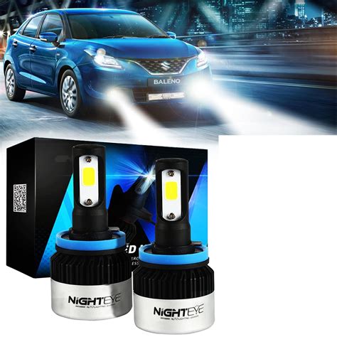 Carzex Genuine H H H Led Fog Light Bulbs W Lumens Super