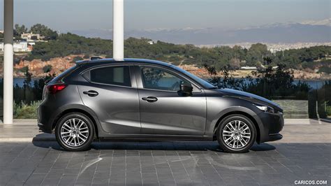 2020 Mazda2 (Color: Machine Grey) - Side | Caricos