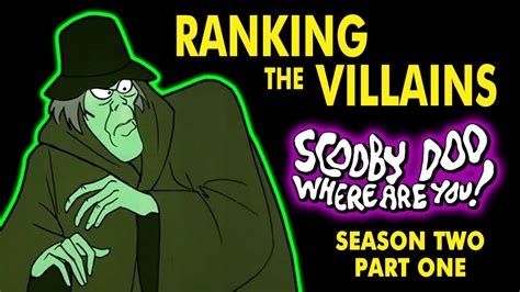 Ranking The Villains Scooby Doo Where Are You Season 2 Part 1 Youtube