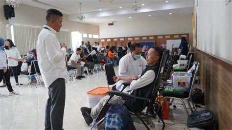 Rangkaian Kegiatan HUT Ke 123 Pegadaian Kanwil Jabar Gelar Donor Darah