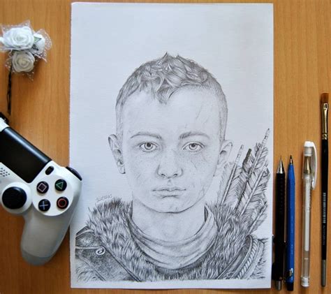 Atreus from God of War has one of the most intense eyes I've seen yet ...