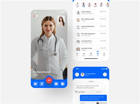 Doctor Appointment Mobile App Template Figma Template Behance