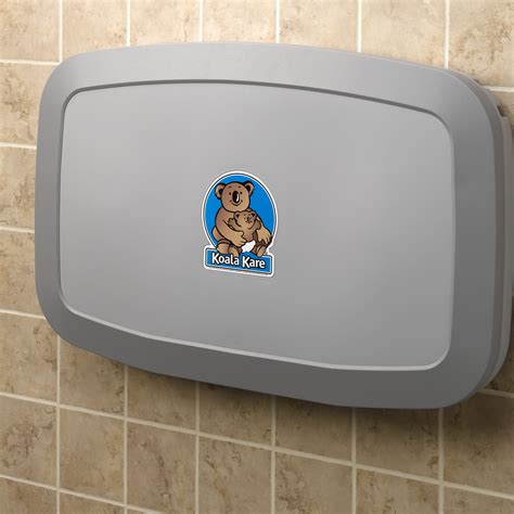 Koala Kare Wall Mounted Horizontal Baby Diaper Changing Station - Samrick