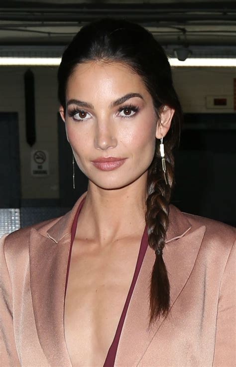 Victorias Secret Model Lily Aldriges Braid Hairstyle Idea Glamour