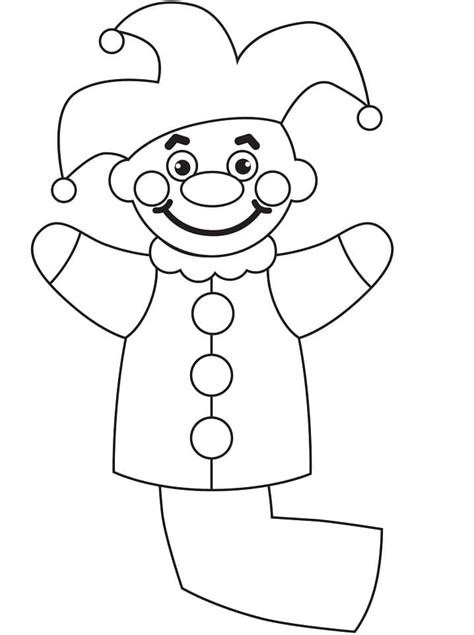 Fantoches Para Imprimir E Colorir - Desenhos de Fantoches para Colorir, Pintar e Imprimir - Colorir.Info
