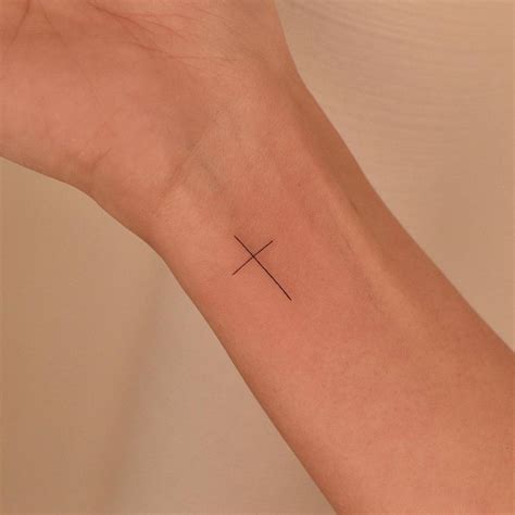 Share More Than Minimalist Cross Tattoo Super Hot In Coedo Vn