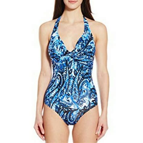 Badgley Mischka Swim New Badgley Mischka One Piece Swimsuit Poshmark