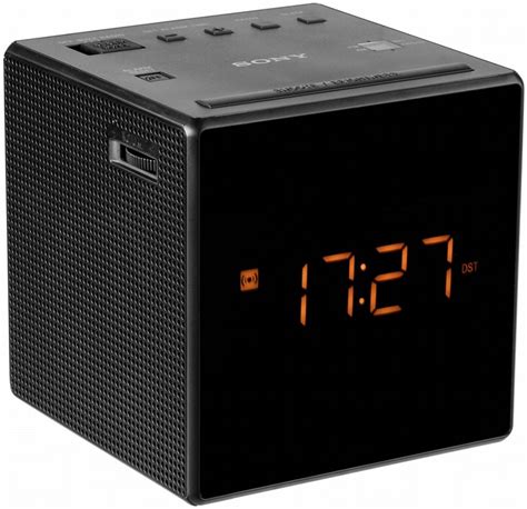 Sony Icf C T Portable Fm Am Dual Alarm Clock Radio With Mirror Finish