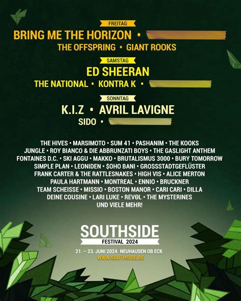 Southside Line Up Allie Bellina