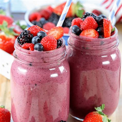 Receita De Smoothie De Frutas Vermelhas Boomi