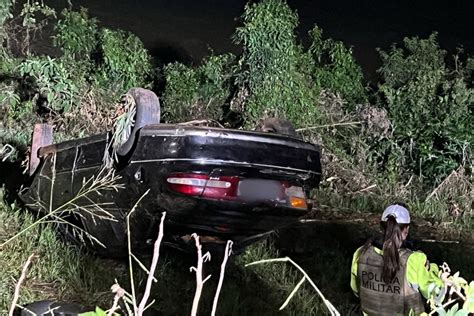 Capotamento Deixa Uma Pessoa Morta E Outra Ferida Em SMOeste